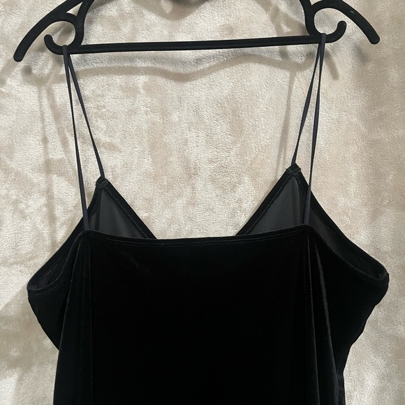 SHEIN RHINESTONE HEART CUT OUT VELVET CAMI DRESS - Picture 8 of 16